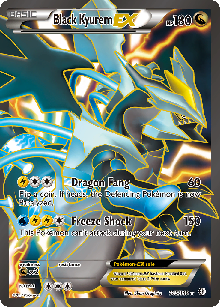 Black Kyurem-EX - Boundaries Crossed SET-145