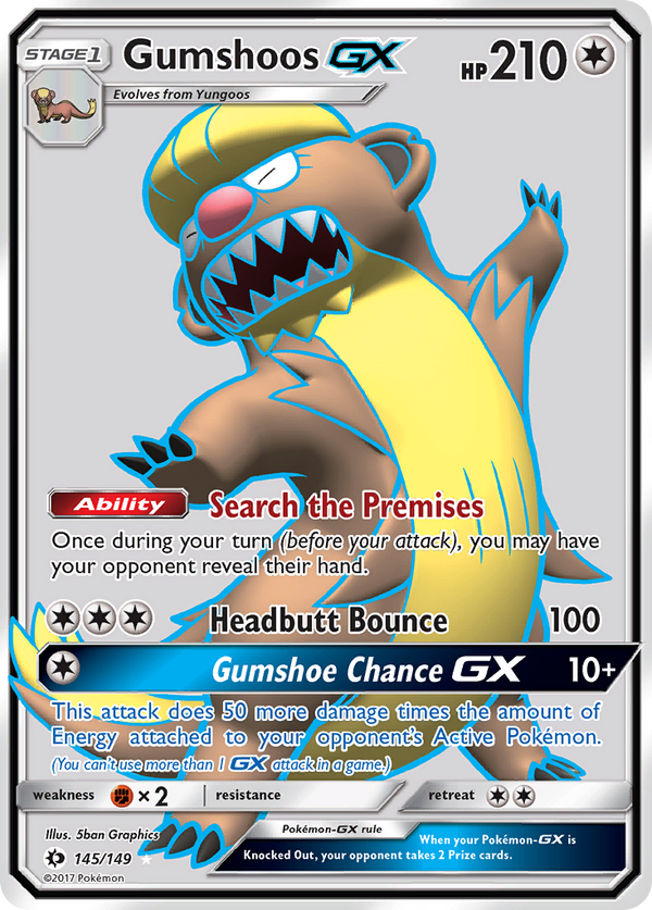Gumshoos-GX - Sun & Moon SET-145