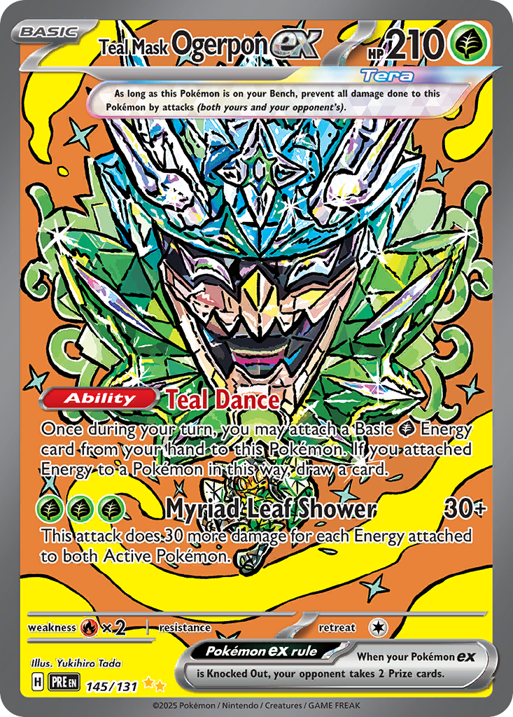 Teal Mask Ogerpon EX - Prismatic Evolutions SET-145