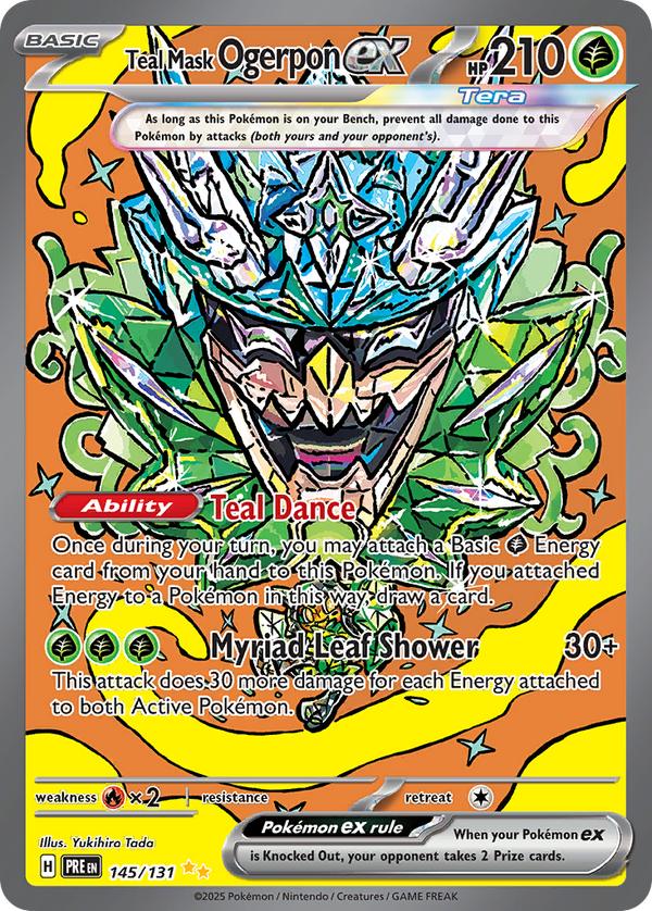 Teal Mask Ogerpon EX - Prismatic Evolutions SET-145