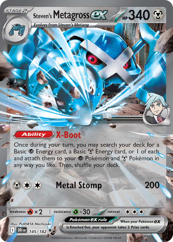 Steven's Metagross EX - Destined Rivals SET-145