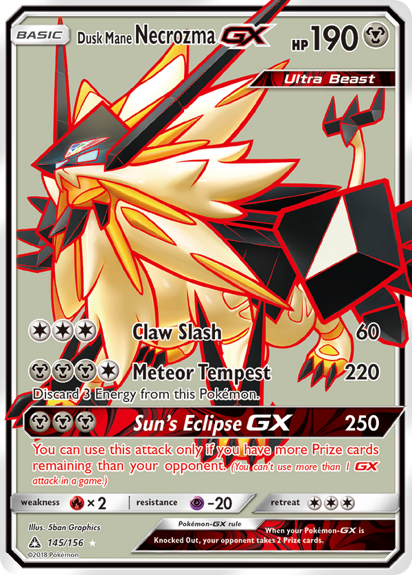 Dusk Mane Necrozma-GX - Ultra Prism SET-145