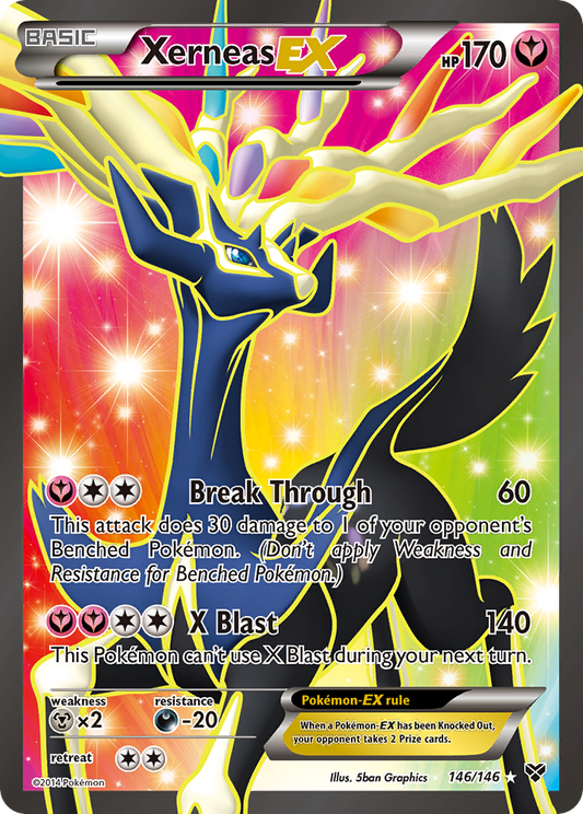 XerneasEX (XY SET) (Pokémon) (Basic, EX) (Fairy) (HP: 170) (Rare Ultra) (PKM XY SET-53)