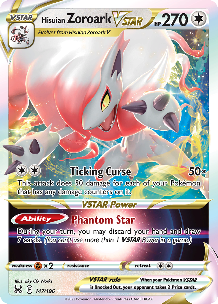 Hisuian Zoroark VSTAR - Lost Origin SET-147