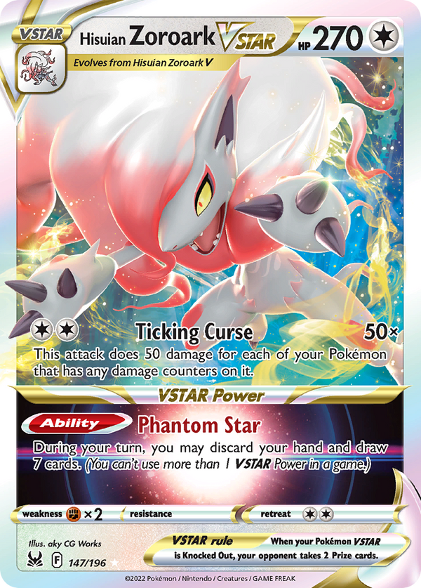 Hisuian Zoroark VSTAR - Lost Origin SET-147