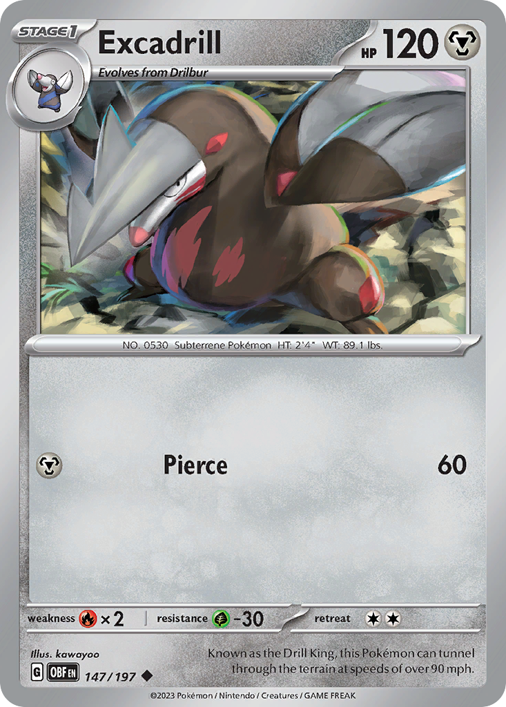 Excadrill - Obsidian Flames SET-147