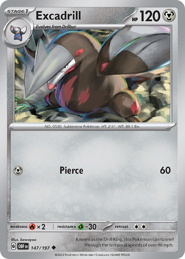 Excadrill - Obsidian Flames SET-147