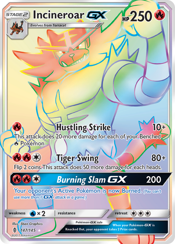 Incineroar-GX - Guardians Rising SET-147