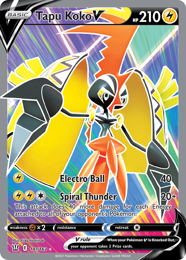 Tapu Koko V - Battle Styles SET-147