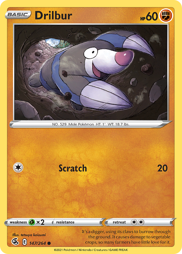 Drilbur - Fusion Strike SET-147