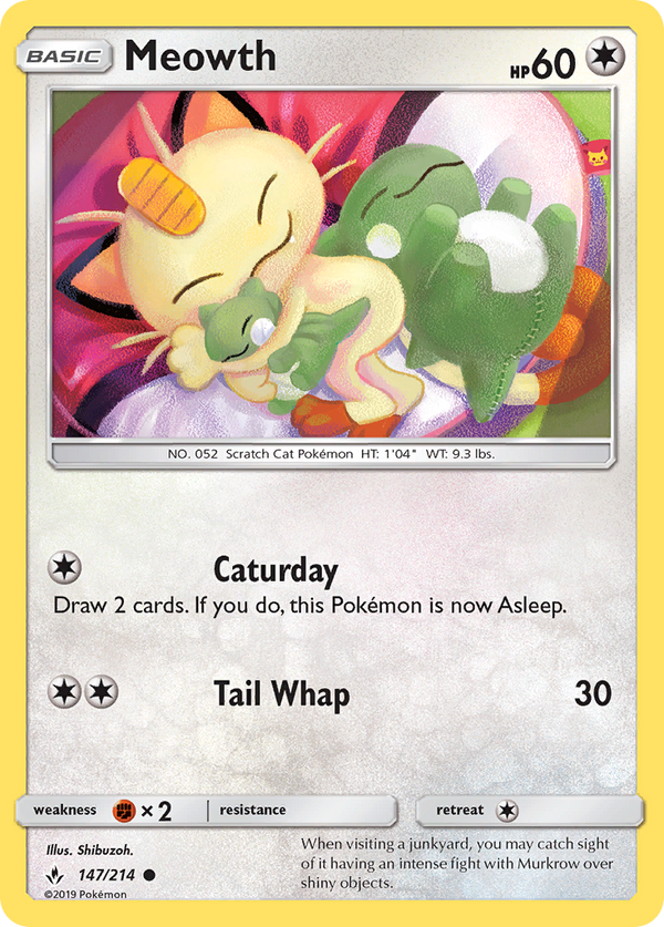 Meowth - Unbroken Bonds SET-147