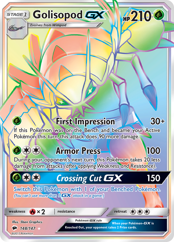 Golisopod-GX - Burning Shadows SET-148