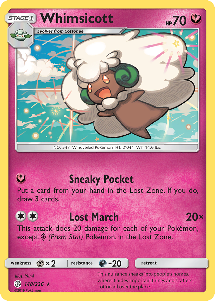 Whimsicott - Cosmic Eclipse SET-148