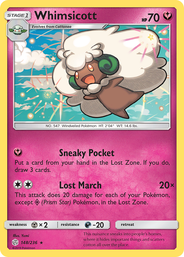 Whimsicott - Cosmic Eclipse SET-148