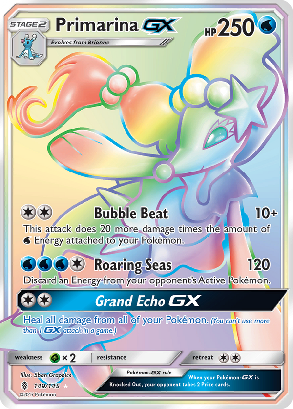Primarina-GX - Guardians Rising SET-149