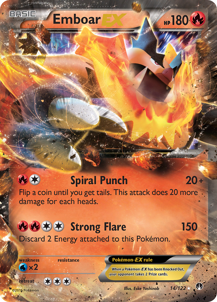 Emboar-EX - BREAKpoint SET-14