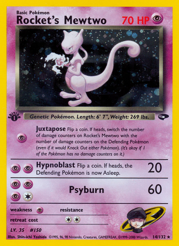 Rocket's Mewtwo - Gym Challenge SET-14