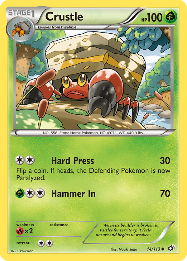 Crustle - Legendary Treasures SET-14