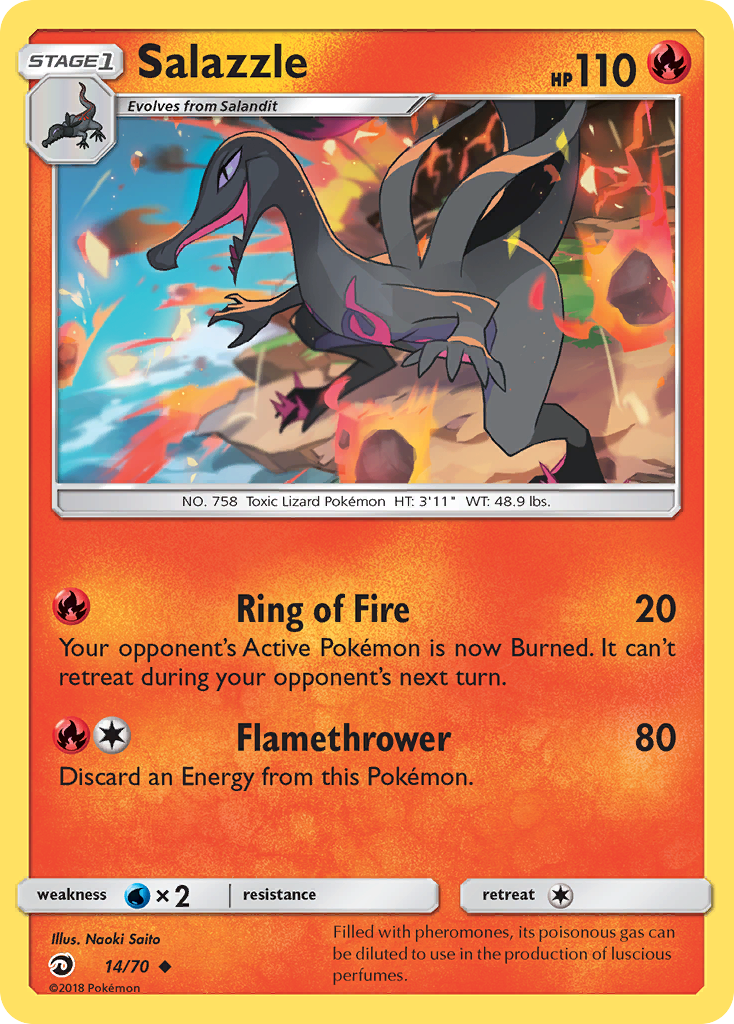 Salazzle - Dragon Majesty SET-14