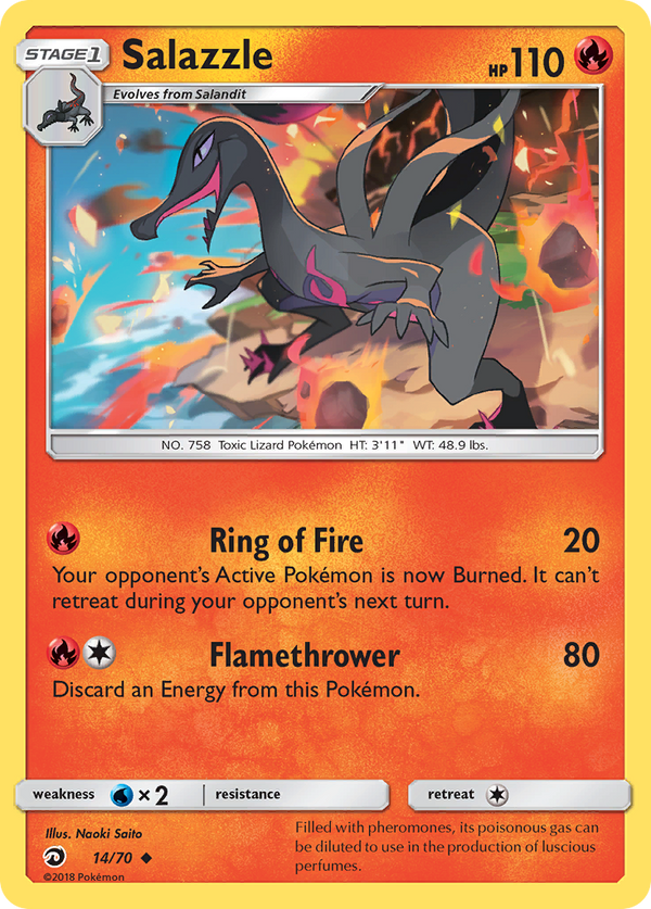 Salazzle - Dragon Majesty SET-14
