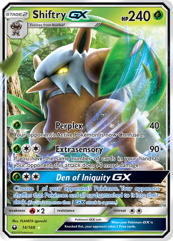 Shiftry-GX - Celestial Storm SET-14