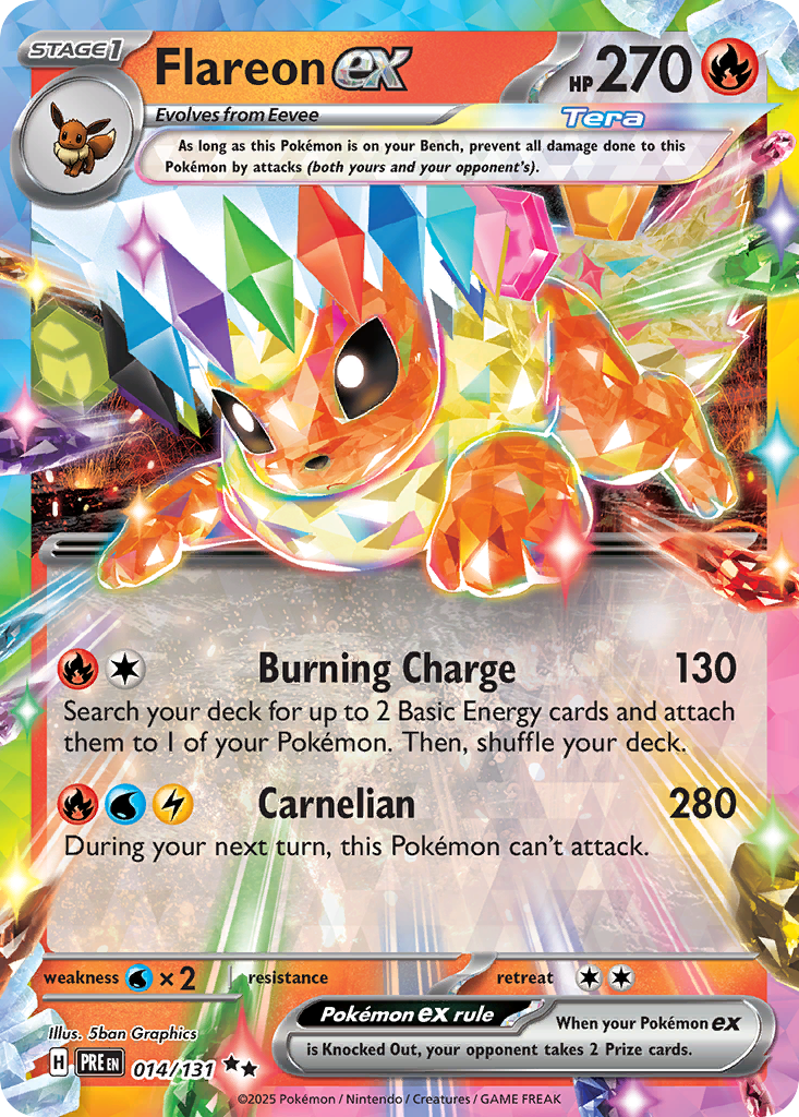 Flareon EX - Prismatic Evolutions SET-14