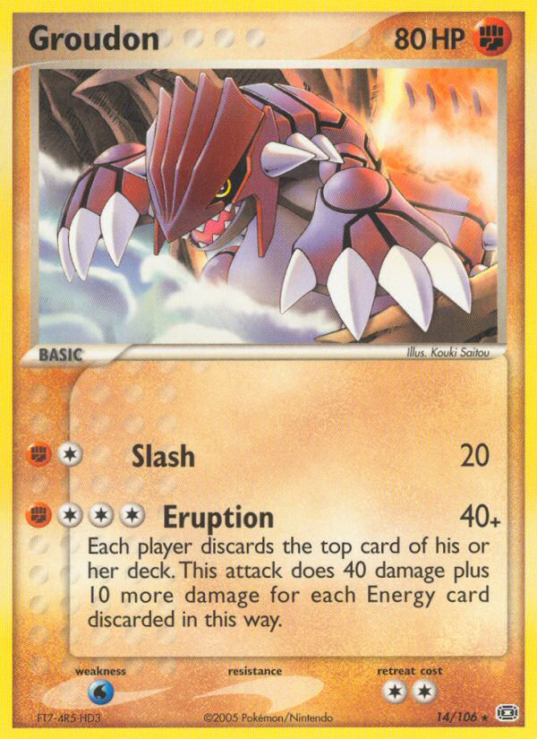 Groudon - Emerald SET-14