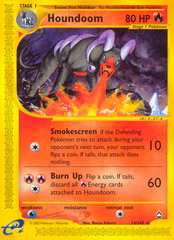 Houndoom - Aquapolis SET-14
