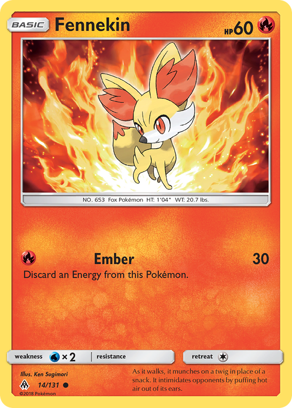 Fennekin - Forbidden Light SET-14