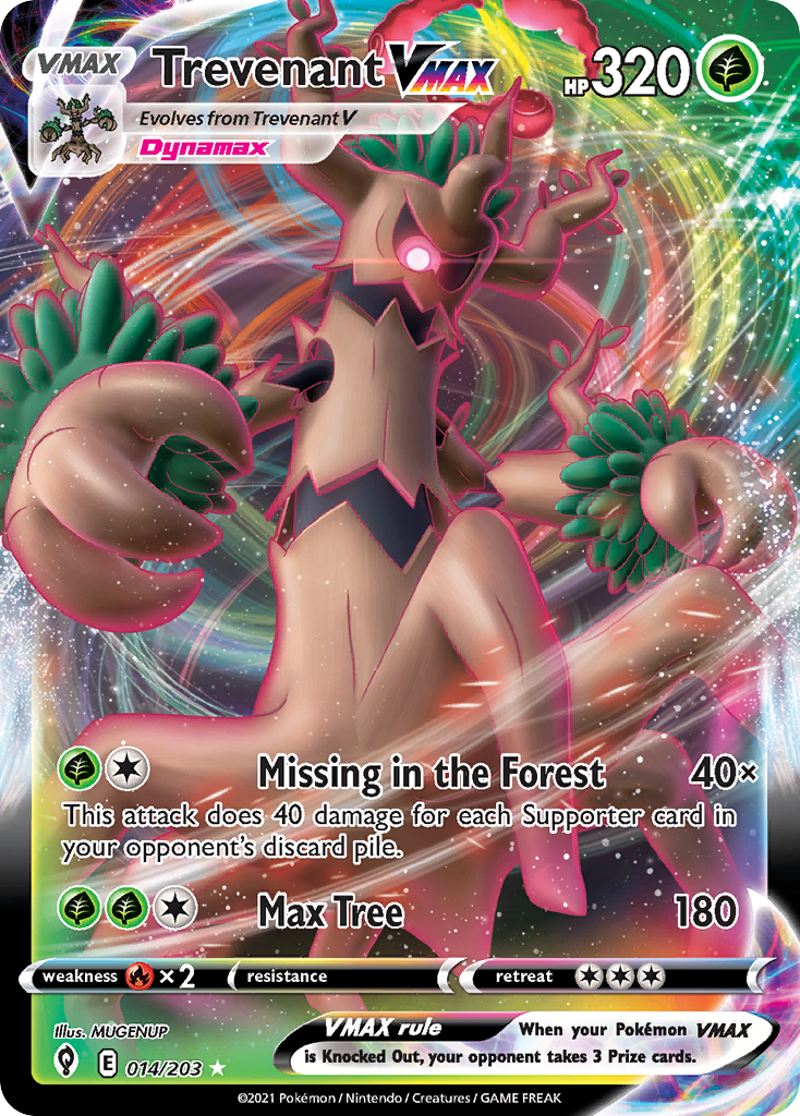 Trevenant VMAX - Evolving Skies SET-14