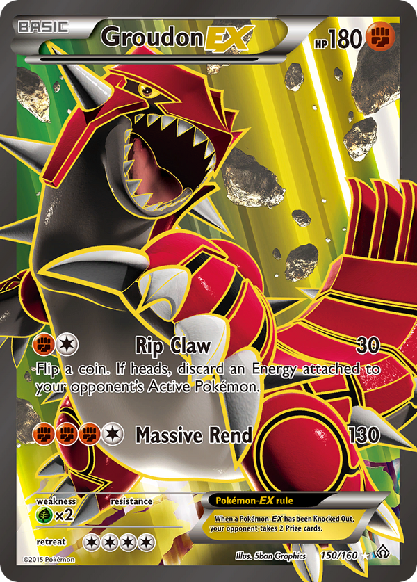 Groudon-EX - Primal Clash SET-150