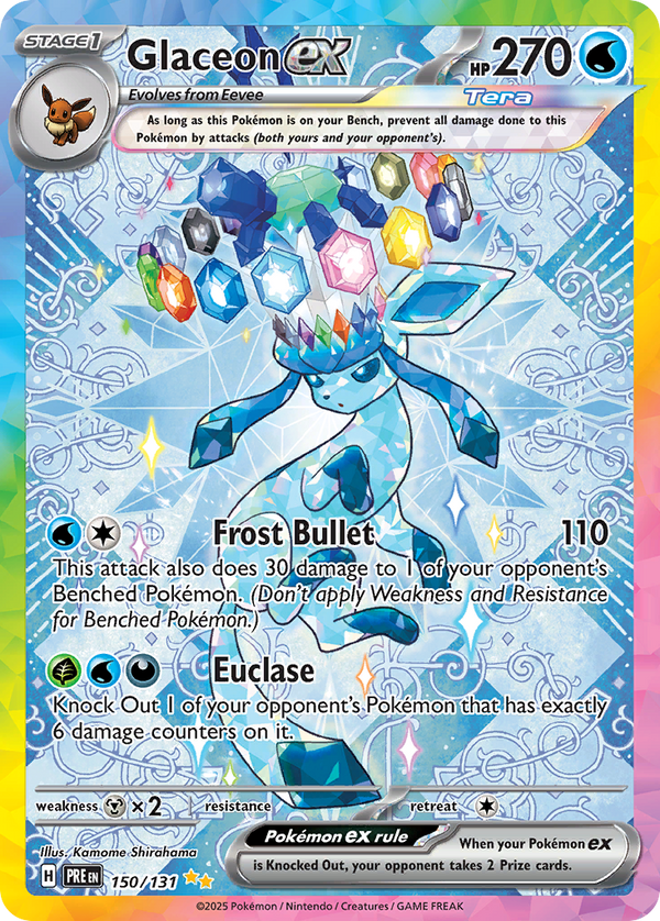 Glaceon EX - Prismatic Evolutions SET-150