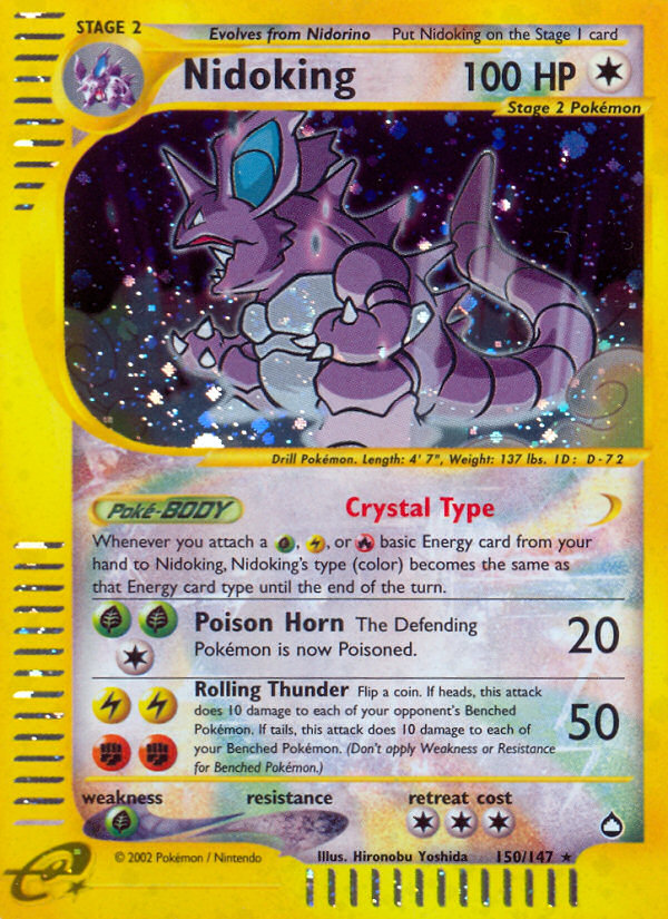 Nidoking - Aquapolis SET-150