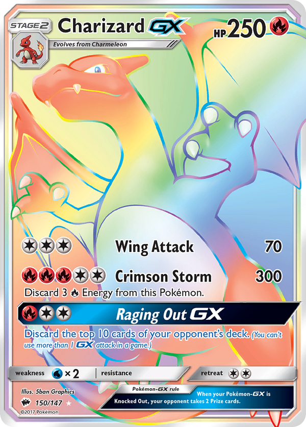 Charizard-GX - Burning Shadows SET-150