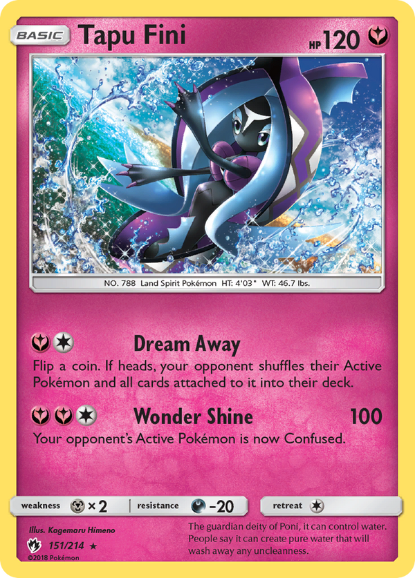 Tapu Fini - Lost Thunder SET-151