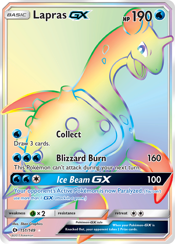 Lapras-GX - Sun & Moon SET-151
