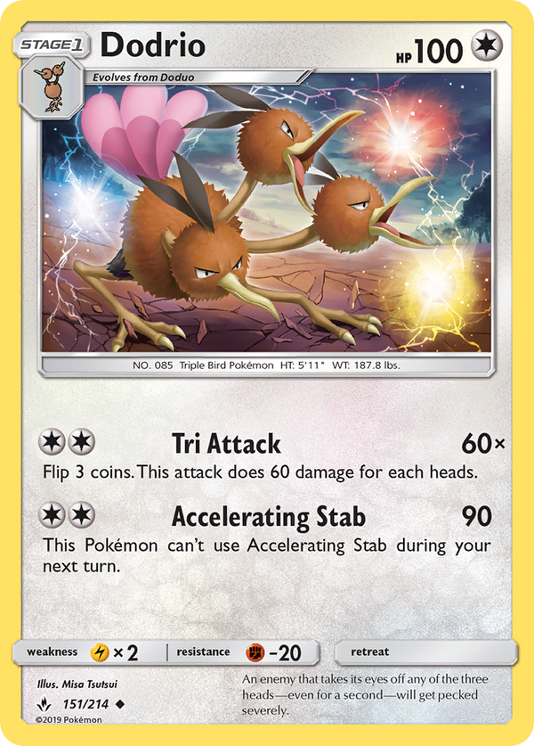 Dodrio - Unbroken Bonds SET-151