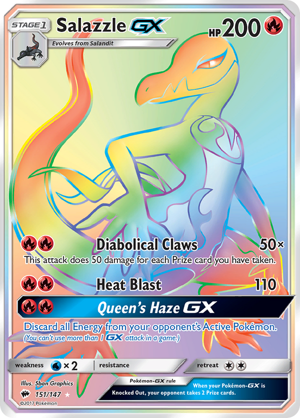 Salazzle-GX - Burning Shadows SET-151