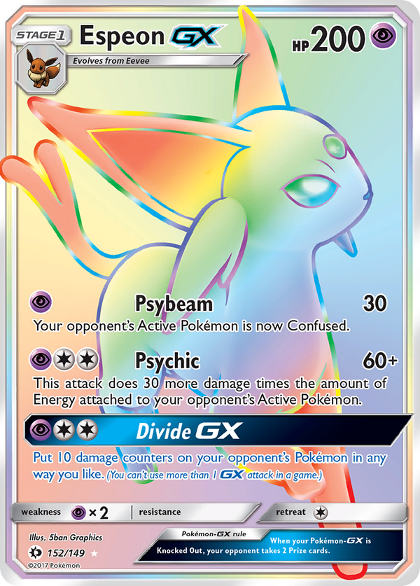 Espeon-GX - Sun & Moon SET-152