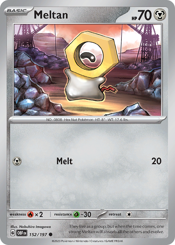 Meltan - Obsidian Flames SET-152