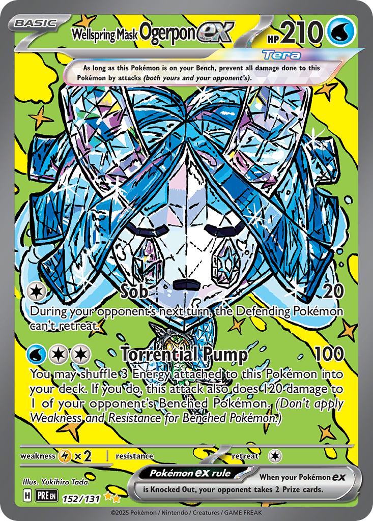 Wellspring Mask Ogerpon EX - Prismatic Evolutions SET-152