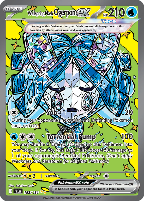 Wellspring Mask Ogerpon EX - Prismatic Evolutions SET-152