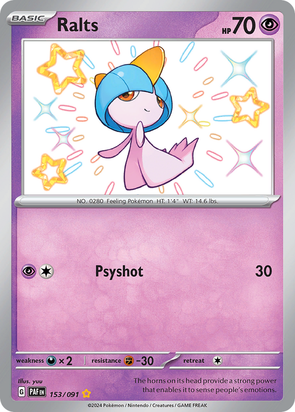Ralts - Paldean Fates SET-153