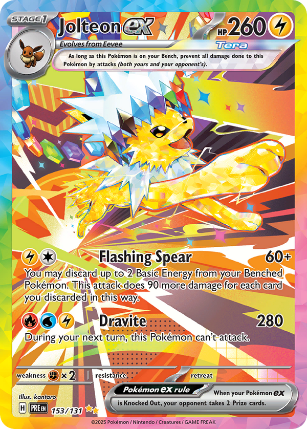 Jolteon EX - Prismatic Evolutions SET-153