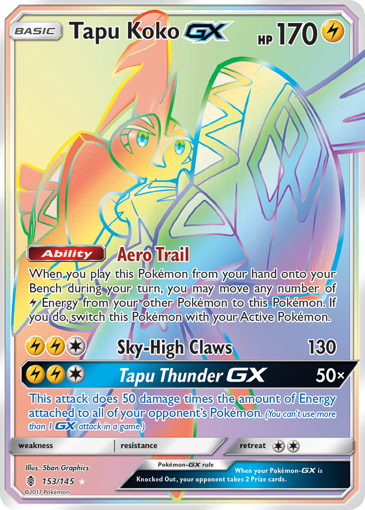 Tapu Koko-GX - Guardians Rising SET-153