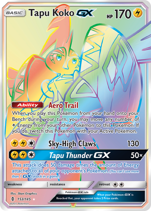 Tapu Koko-GX - Guardians Rising SET-153