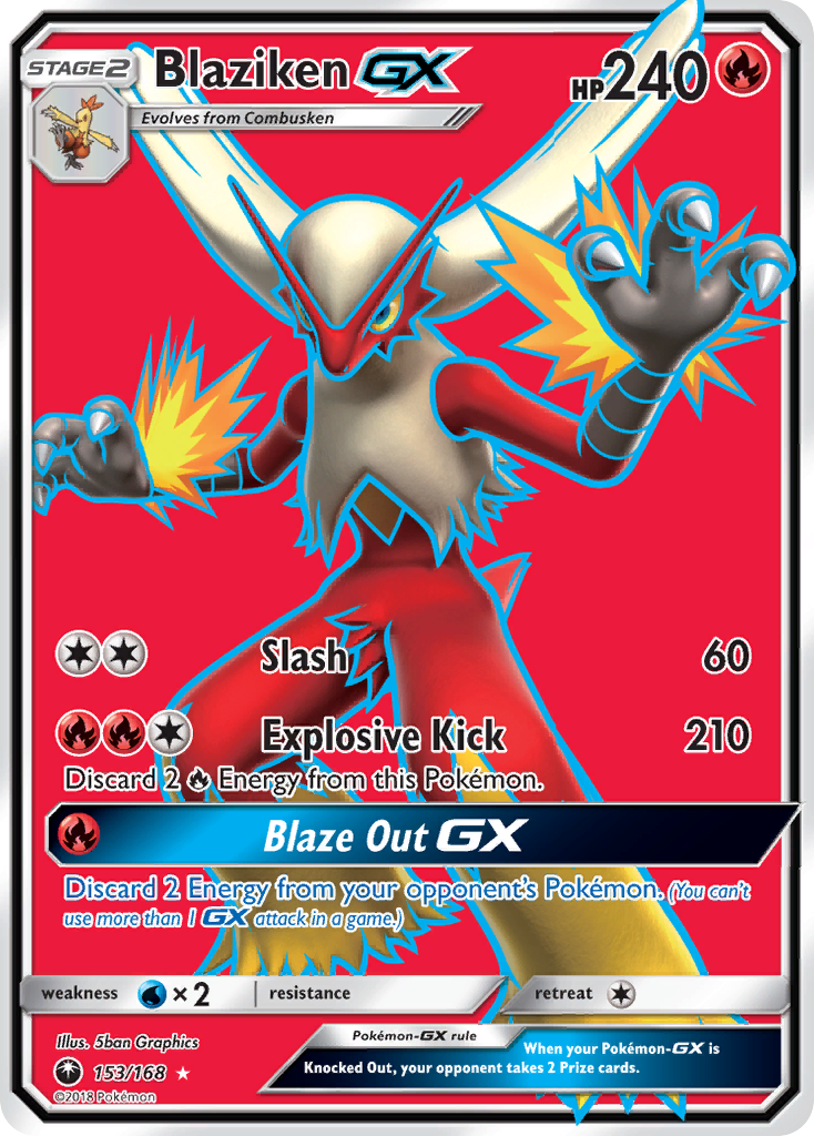 Blaziken-GX - Celestial Storm SET-153