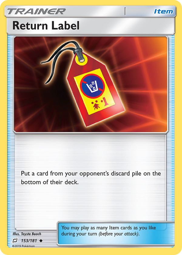Return Label - Team Up SET-153