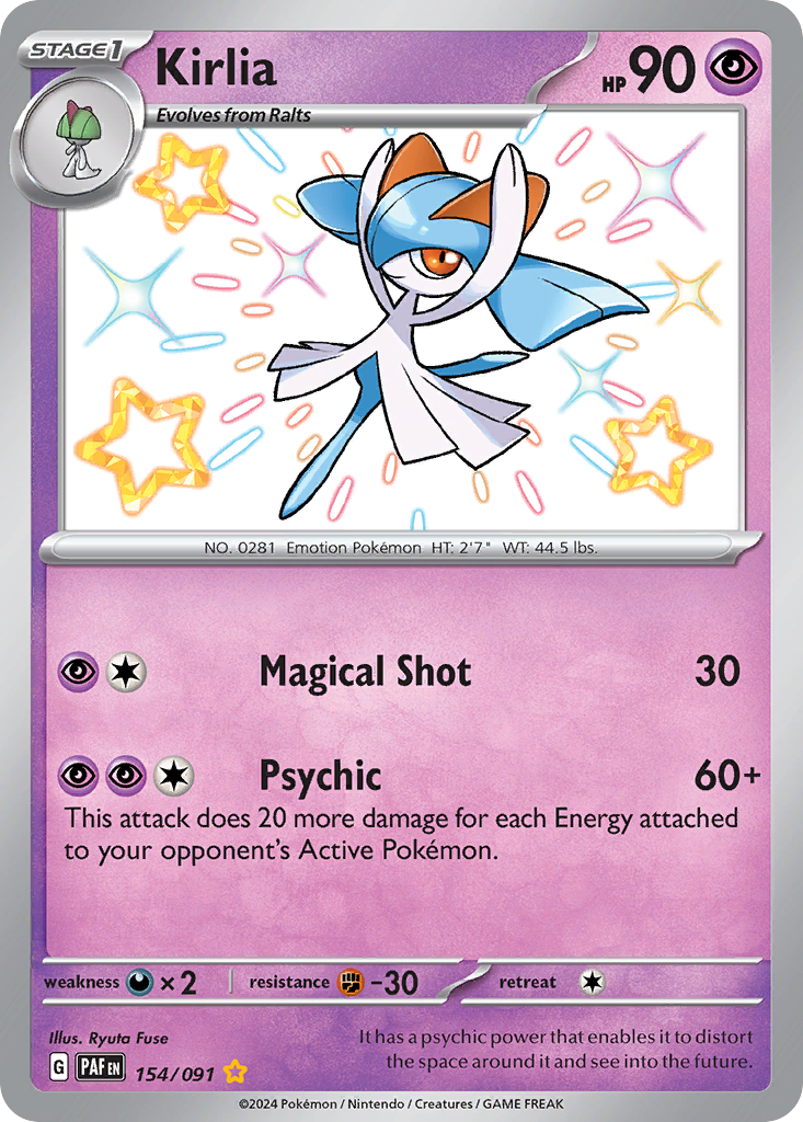 Kirlia - Paldean Fates SET-154