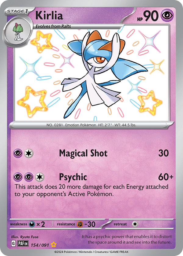 Kirlia - Paldean Fates SET-154